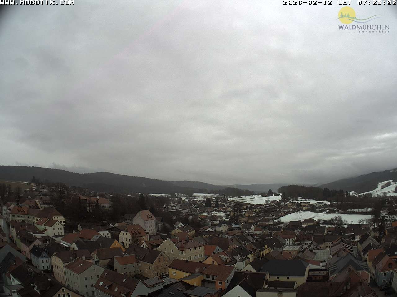 Archiv Foto Webcam Blick vom Waldmünchner Kirchturm