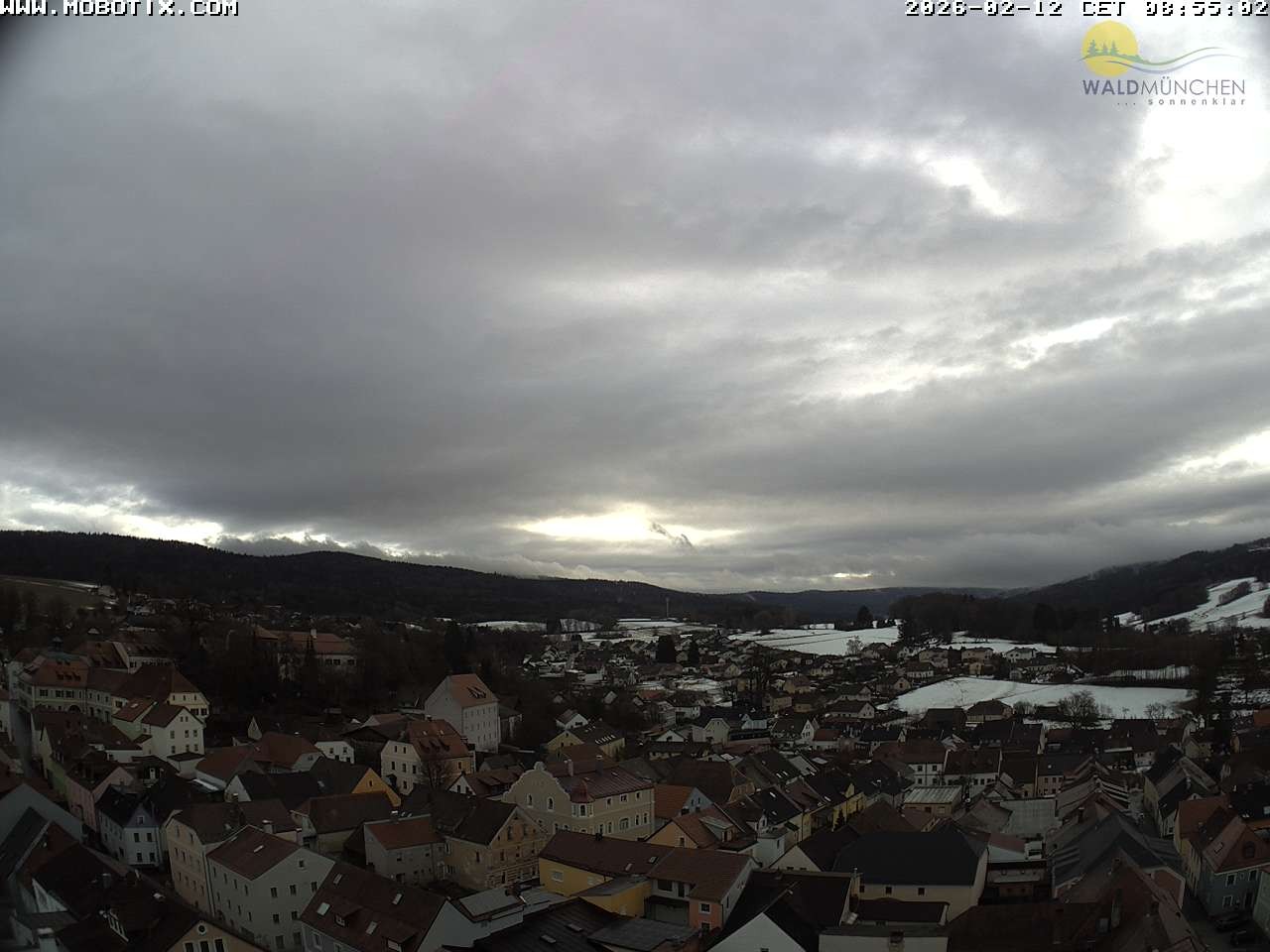Archiv Foto Webcam Blick vom Waldmünchner Kirchturm
