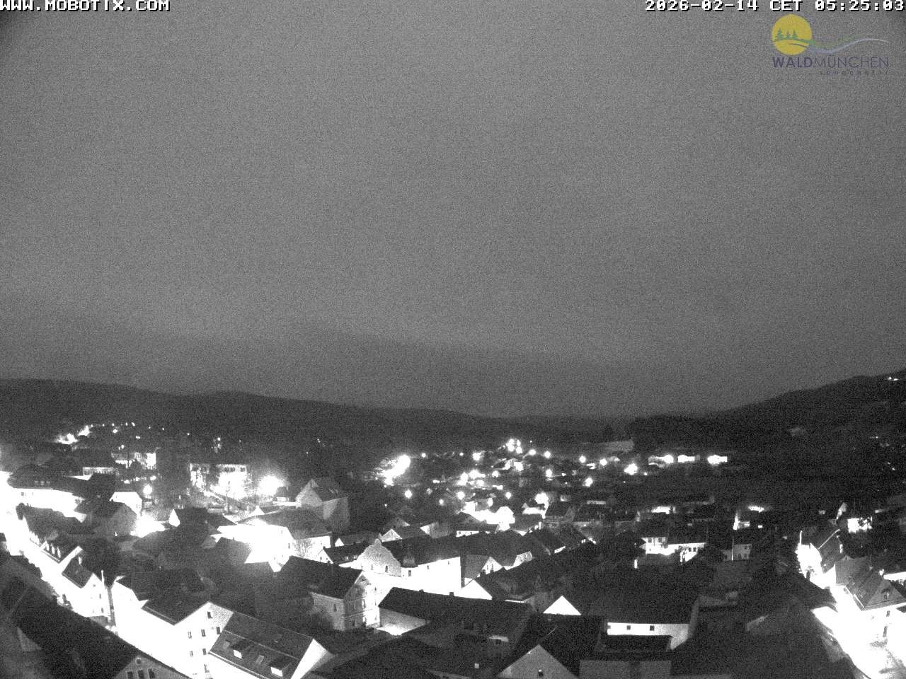 Archiv Foto Webcam Blick vom Waldmünchner Kirchturm