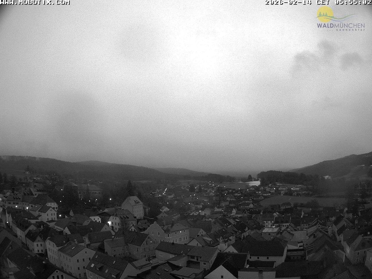 Archiv Foto Webcam Blick vom Waldmünchner Kirchturm