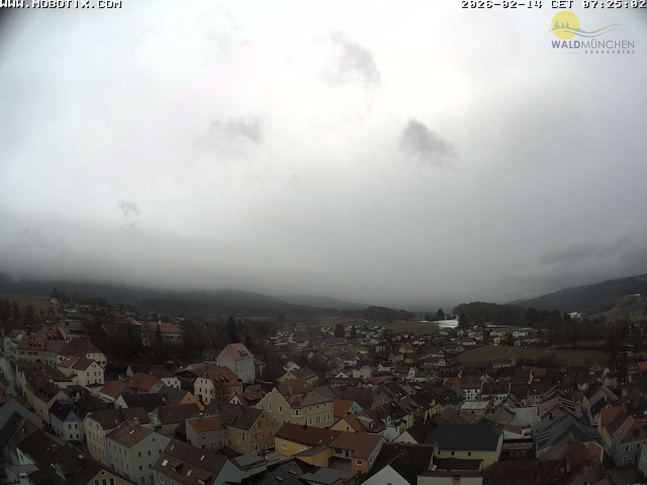 Archiv Foto Webcam Blick vom Waldmünchner Kirchturm