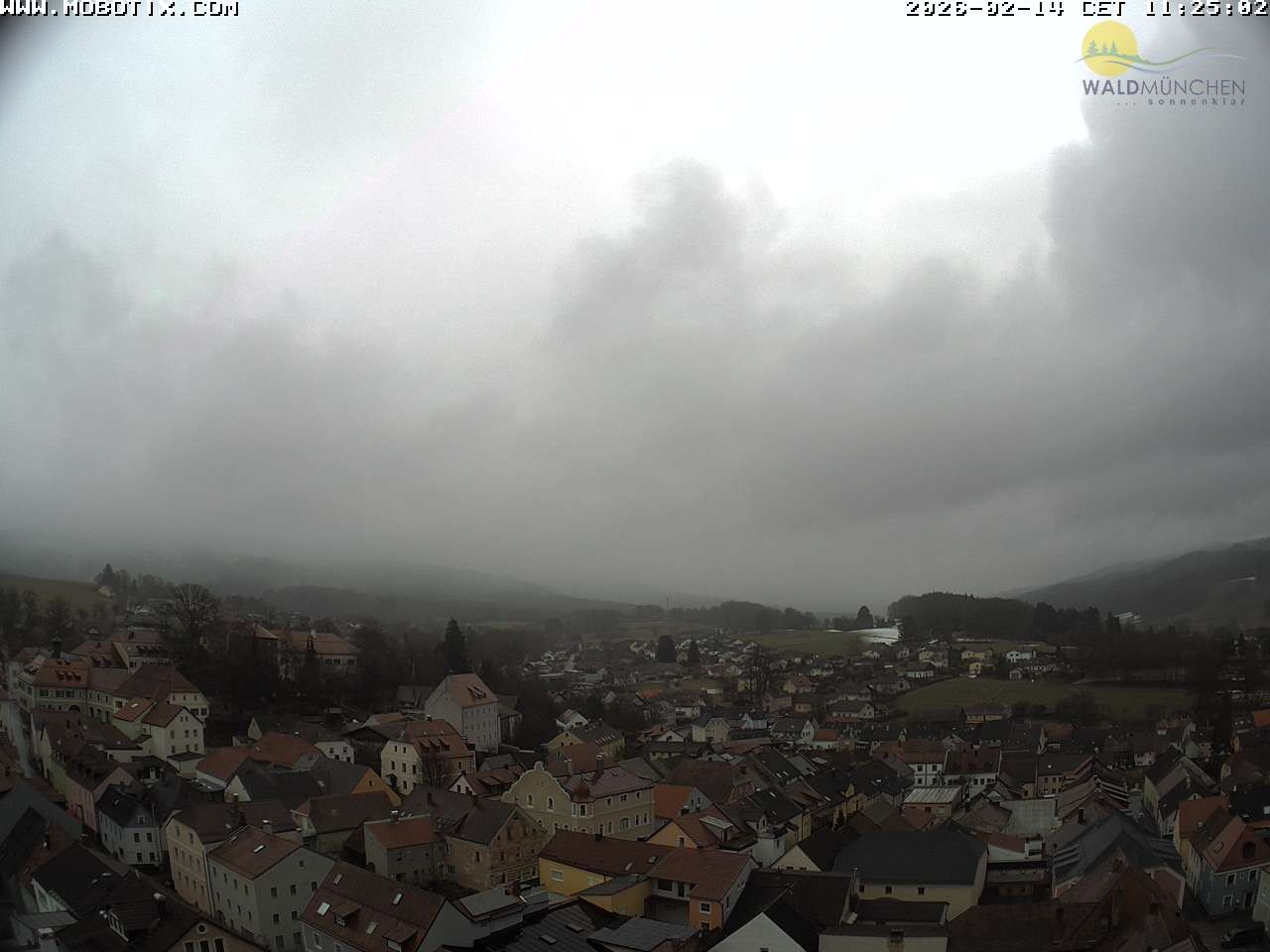 Archiv Foto Webcam Blick vom Waldmünchner Kirchturm