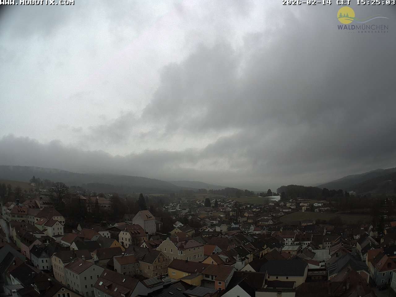 Archiv Foto Webcam Blick vom Waldmünchner Kirchturm