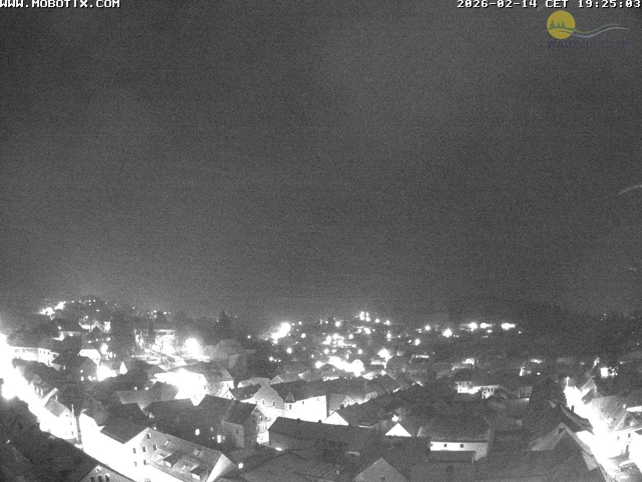 Archiv Foto Webcam Blick vom Waldmünchner Kirchturm