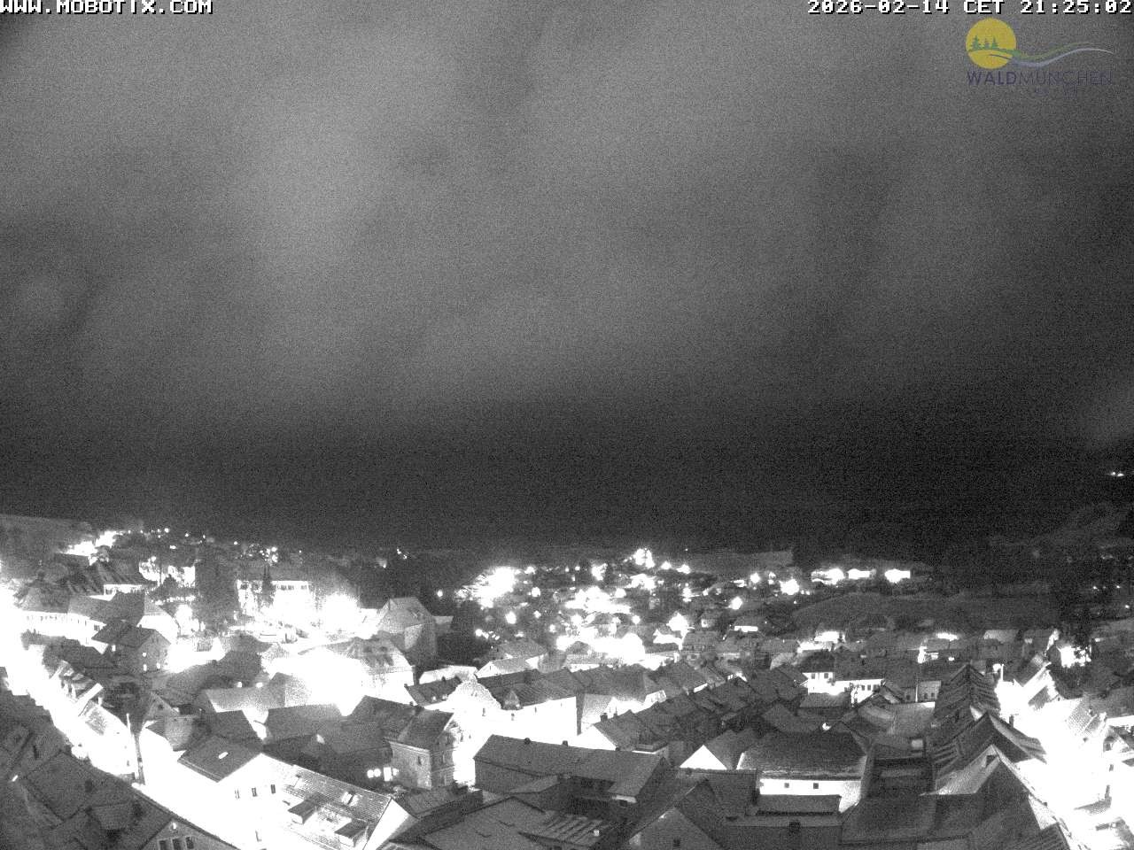 Archiv Foto Webcam Blick vom Waldmünchner Kirchturm