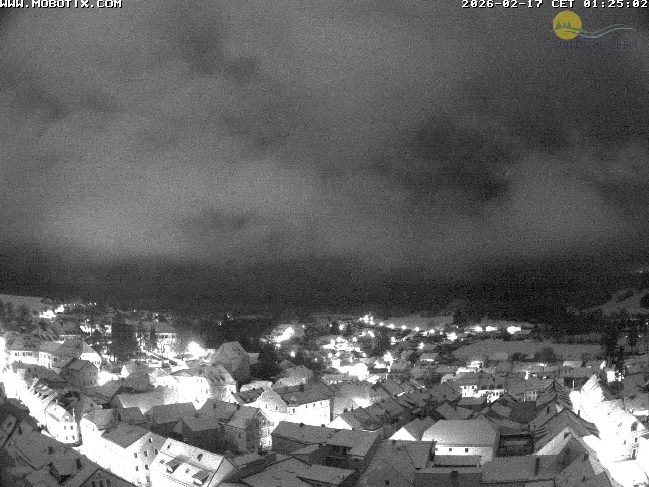 Archiv Foto Webcam Blick vom Waldmünchner Kirchturm