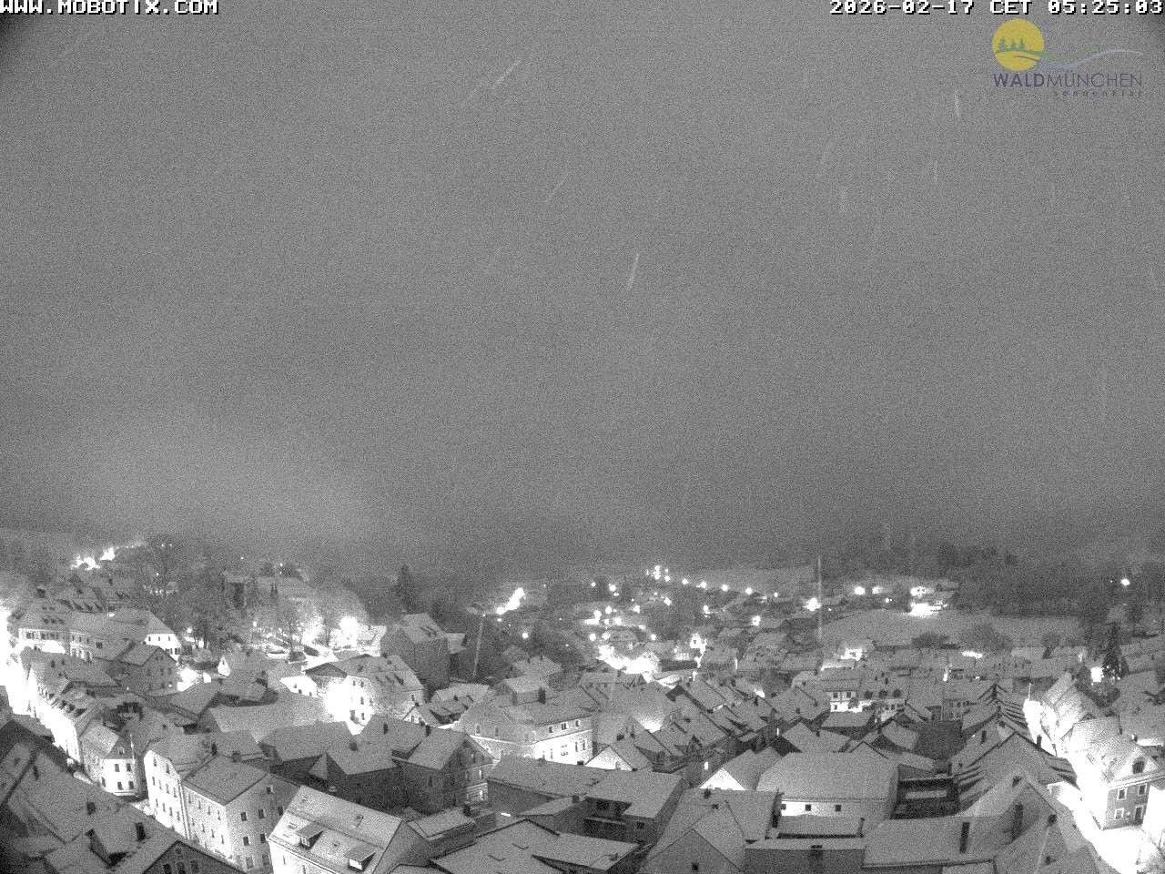 Archiv Foto Webcam Blick vom Waldmünchner Kirchturm