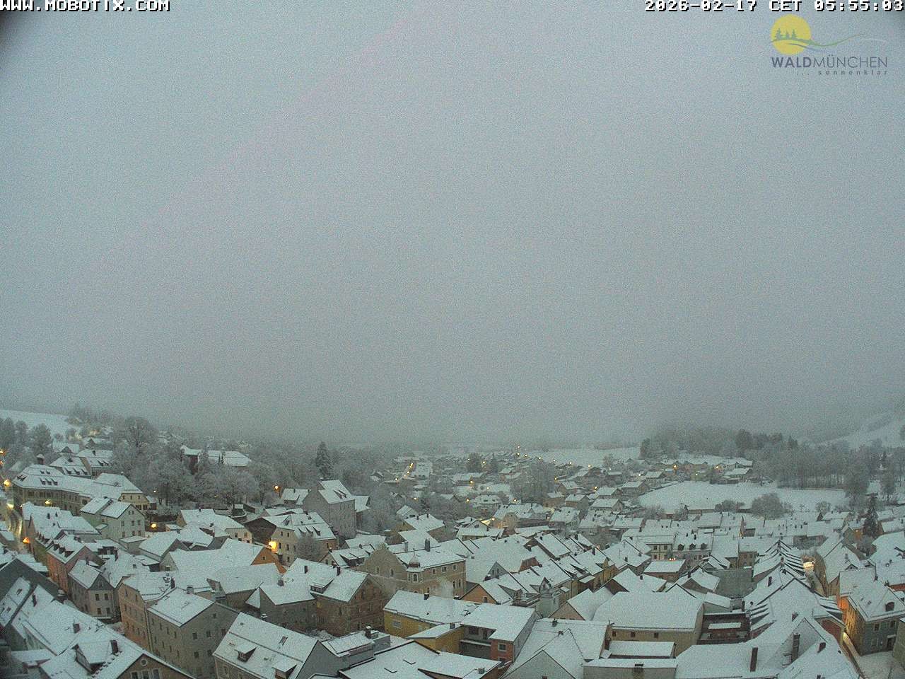 Archiv Foto Webcam Blick vom Waldmünchner Kirchturm