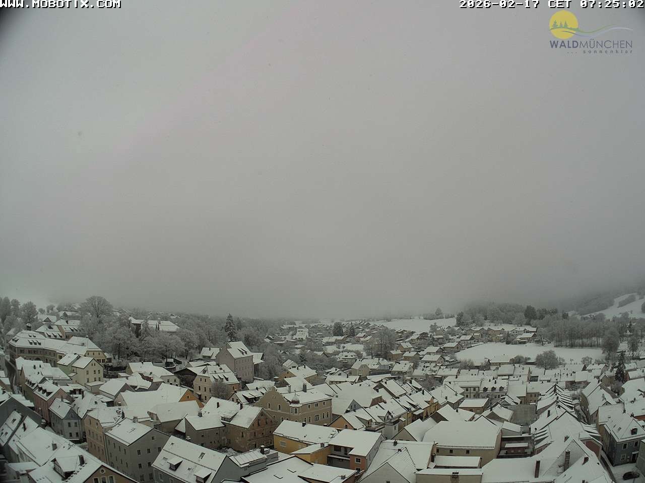 Archiv Foto Webcam Blick vom Waldmünchner Kirchturm