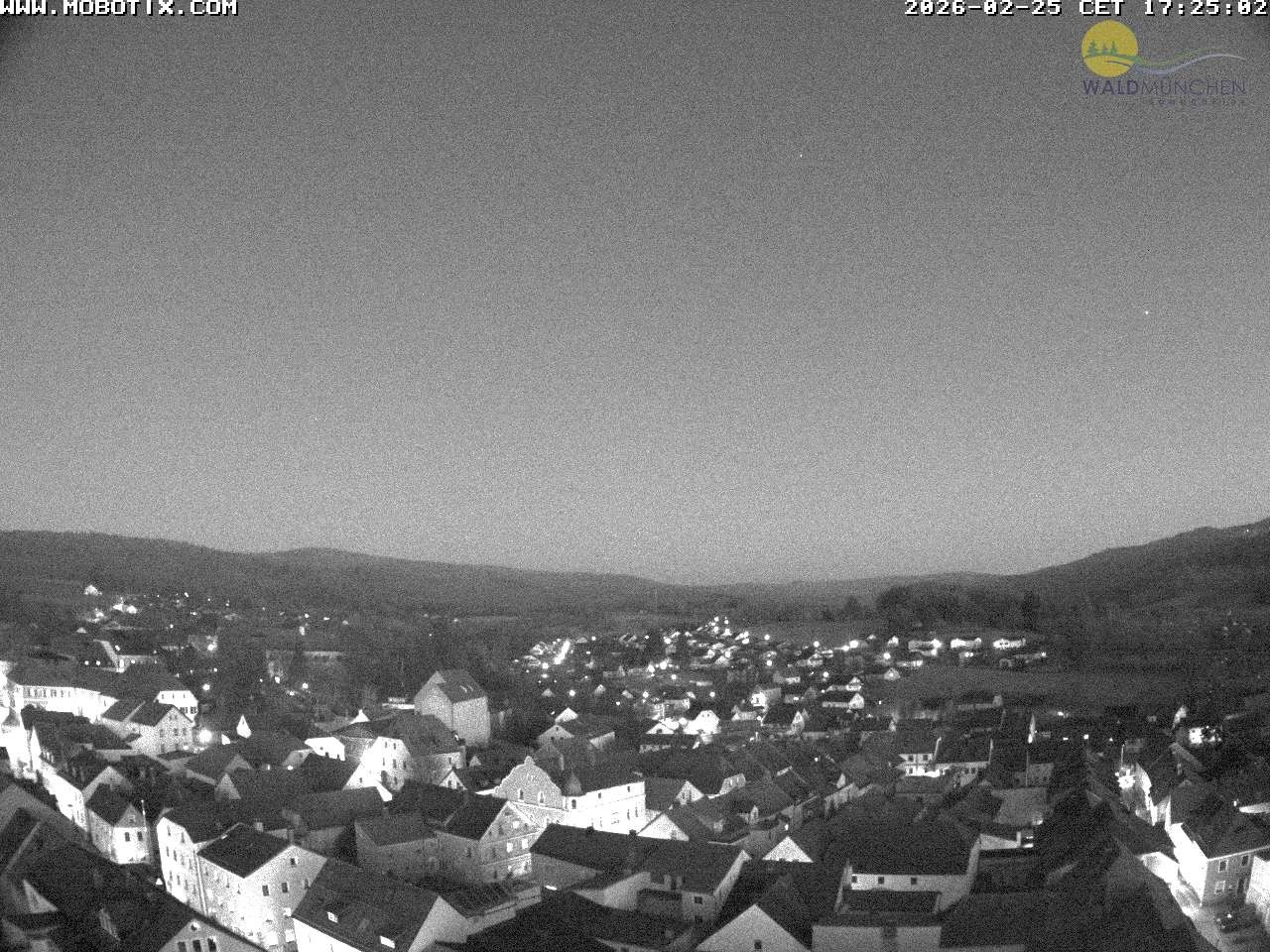 Archiv Foto Webcam Blick vom Waldmünchner Kirchturm