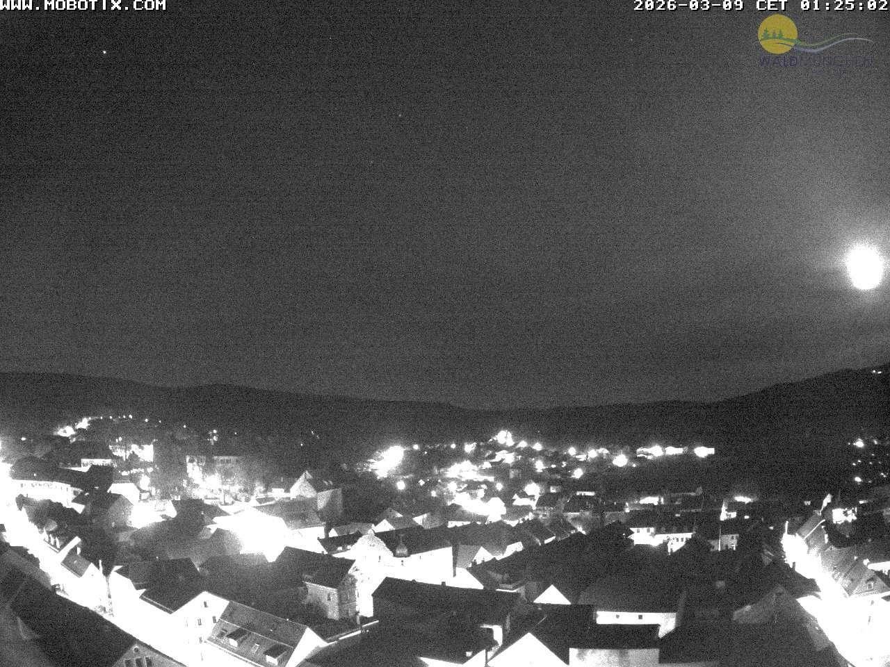 Archiv Foto Webcam Blick vom Waldmünchner Kirchturm