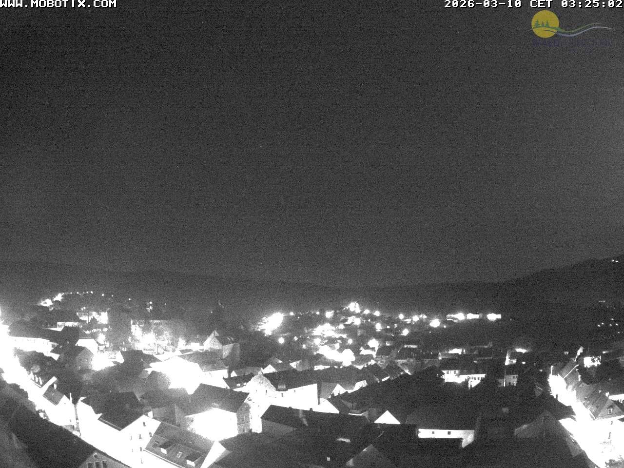 Archiv Foto Webcam Blick vom Waldmünchner Kirchturm