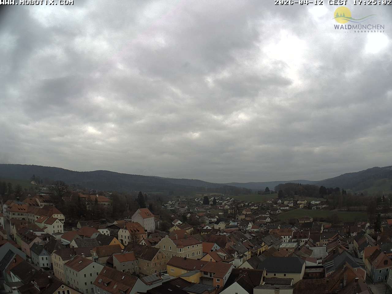 Archiv Foto Webcam Blick vom Waldmünchner Kirchturm