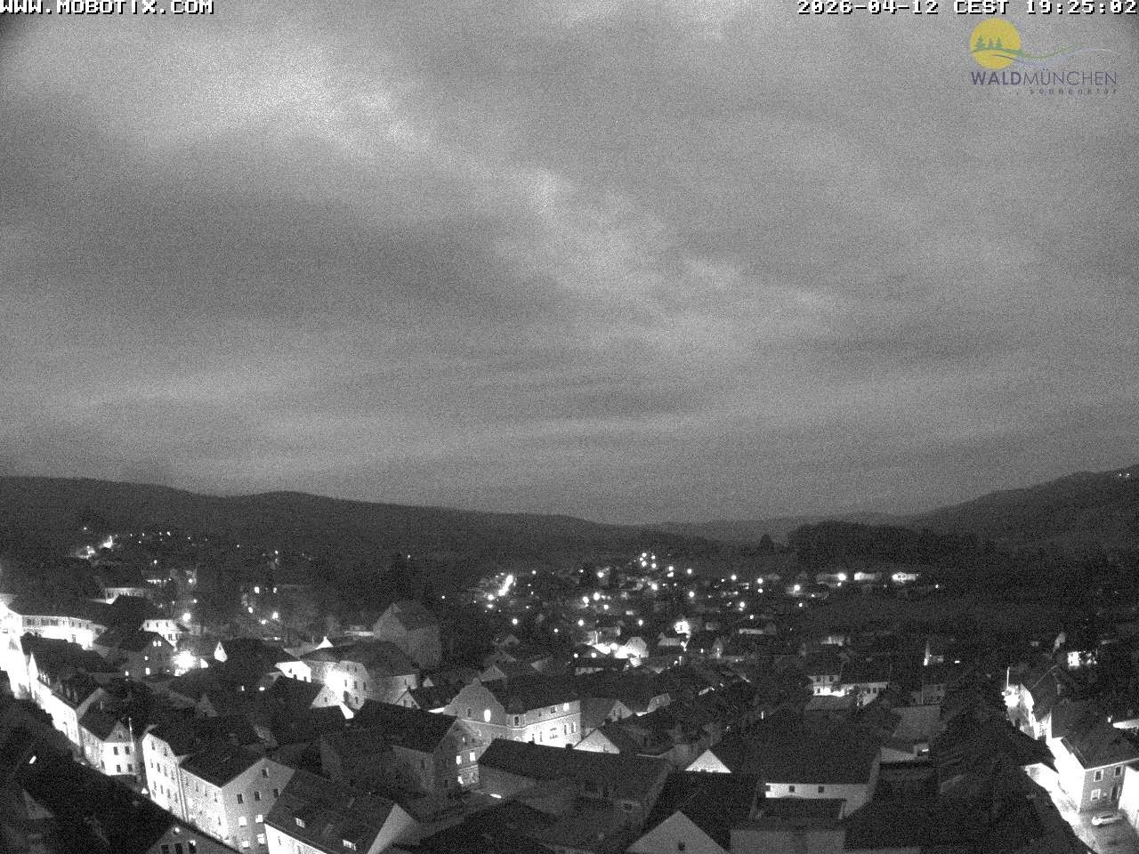 Archiv Foto Webcam Blick vom Waldmünchner Kirchturm