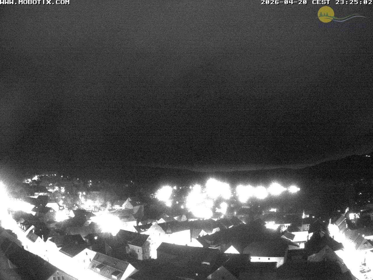 Archived image Webcam view from Waldmünchner spire