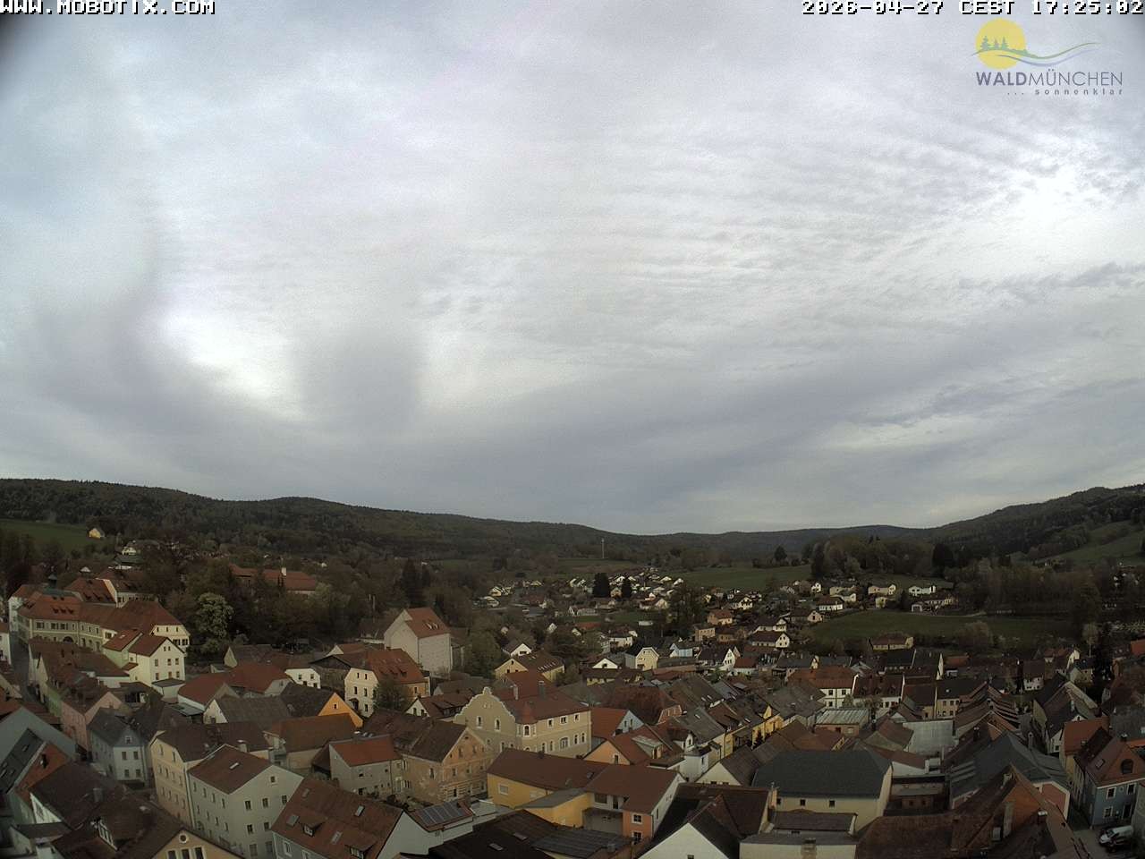 Archiv Foto Webcam Blick vom Waldmünchner Kirchturm