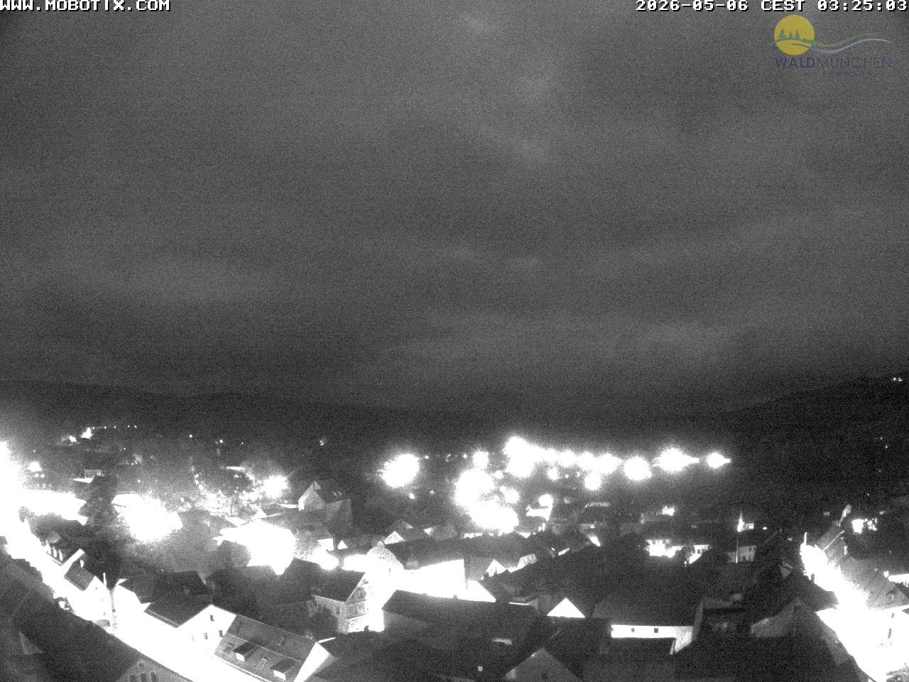 Archiv Foto Webcam Blick vom Waldmünchner Kirchturm