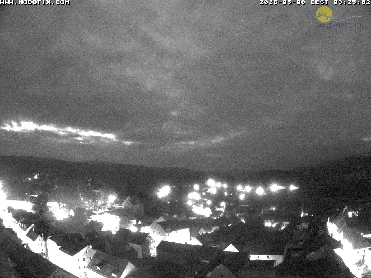 Archiv Foto Webcam Blick vom Waldmünchner Kirchturm
