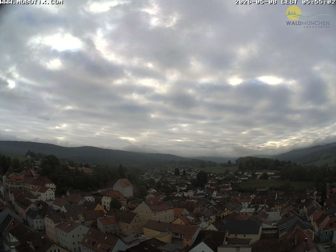 Archiv Foto Webcam Blick vom Waldmünchner Kirchturm