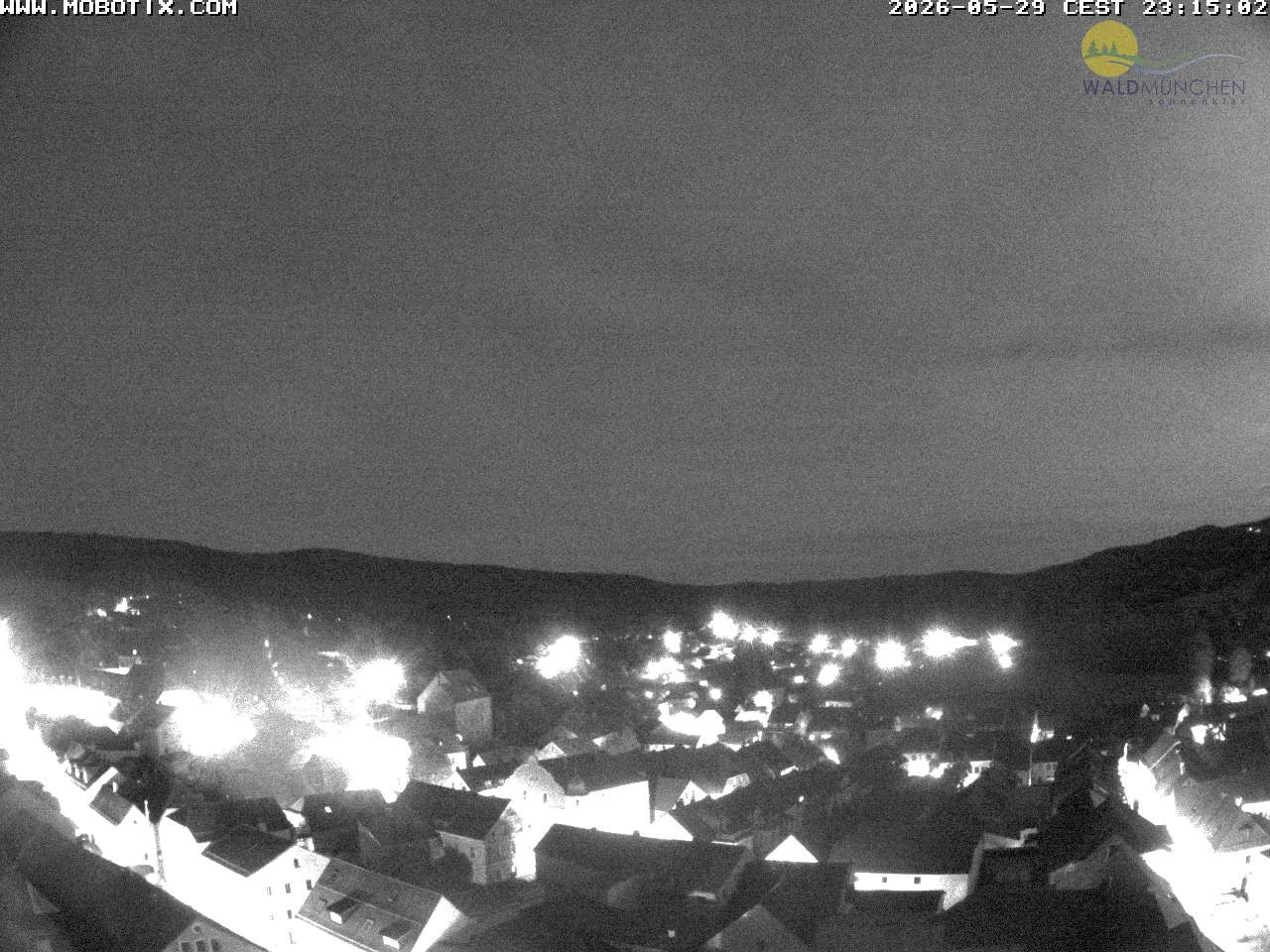 Archiv Foto Webcam Blick vom Waldmünchner Kirchturm