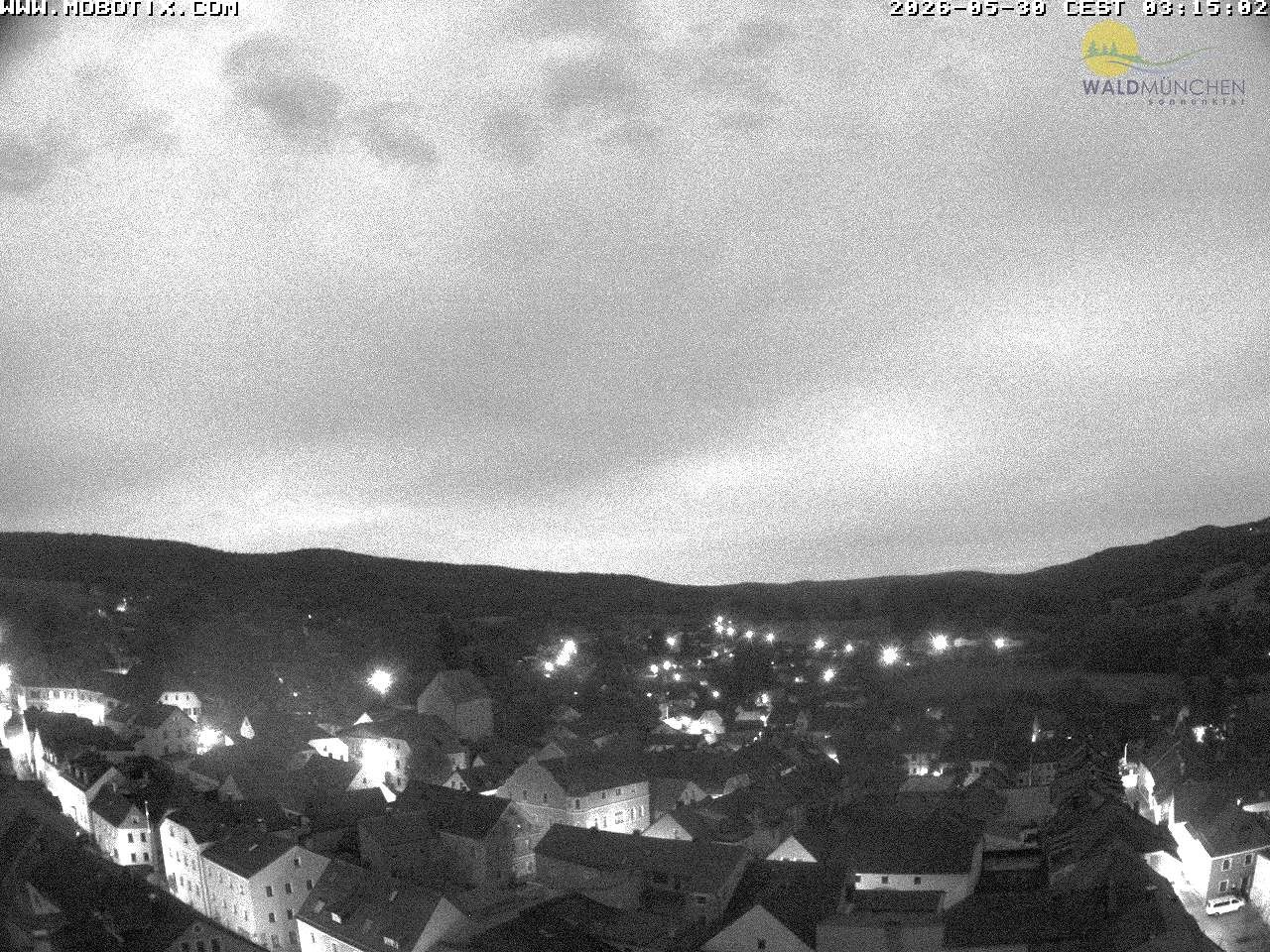 Archiv Foto Webcam Blick vom Waldmünchner Kirchturm