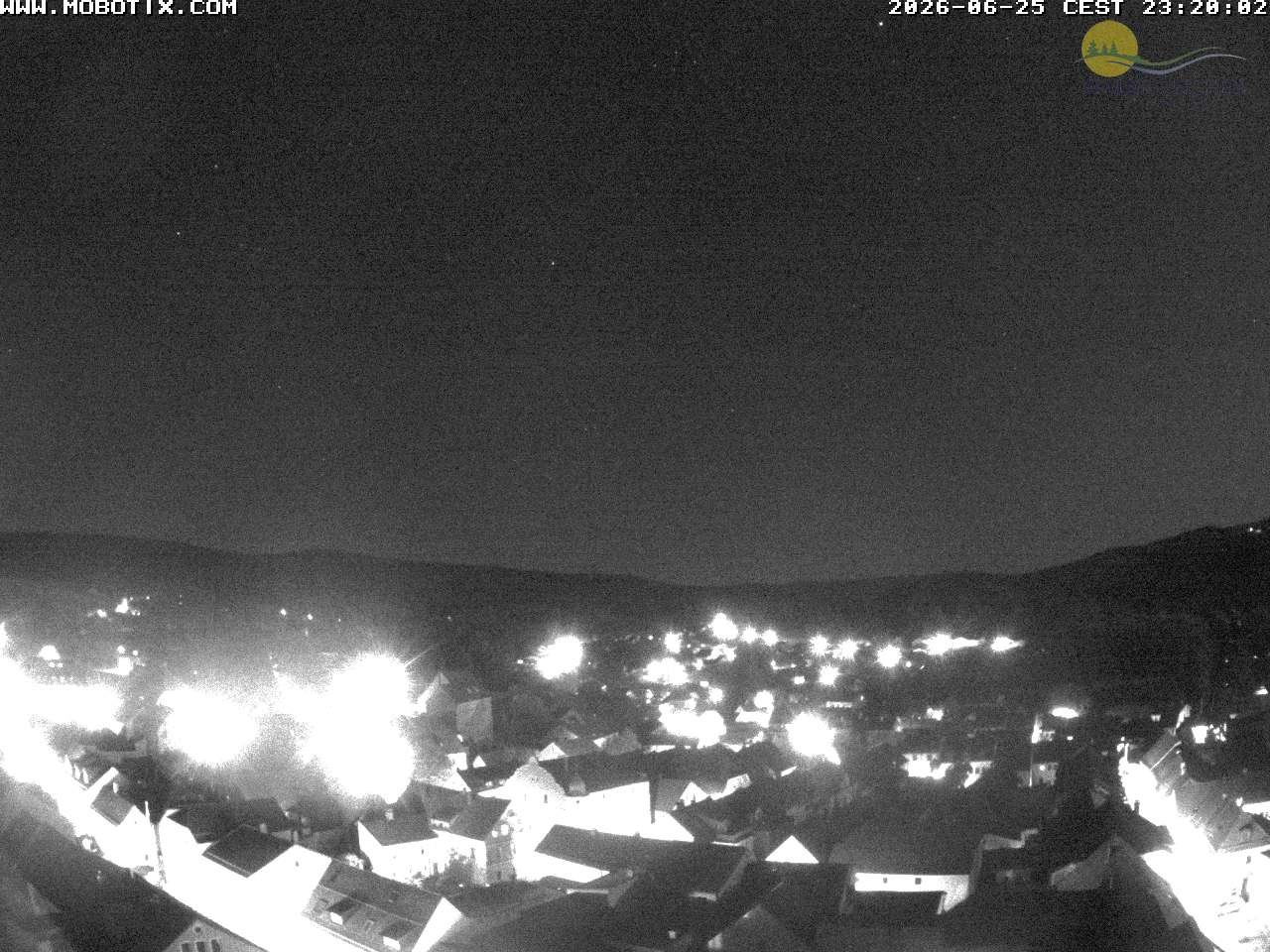 Archiv Foto Webcam Blick vom Waldmünchner Kirchturm