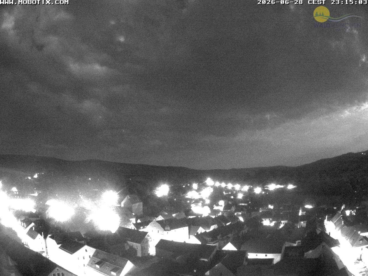 Archiv Foto Webcam Blick vom Waldmünchner Kirchturm