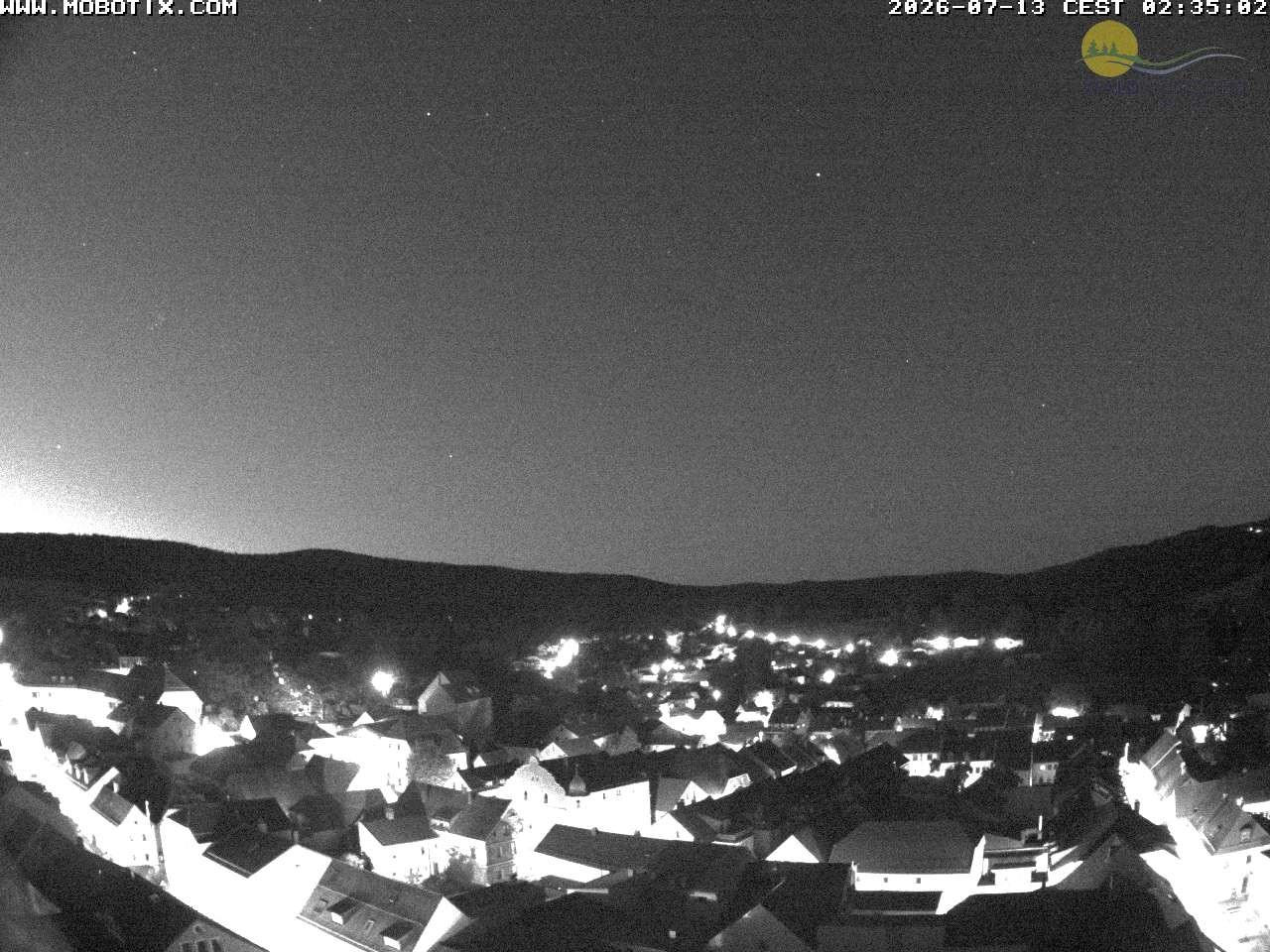 Archiv Foto Webcam Blick vom Waldmünchner Kirchturm