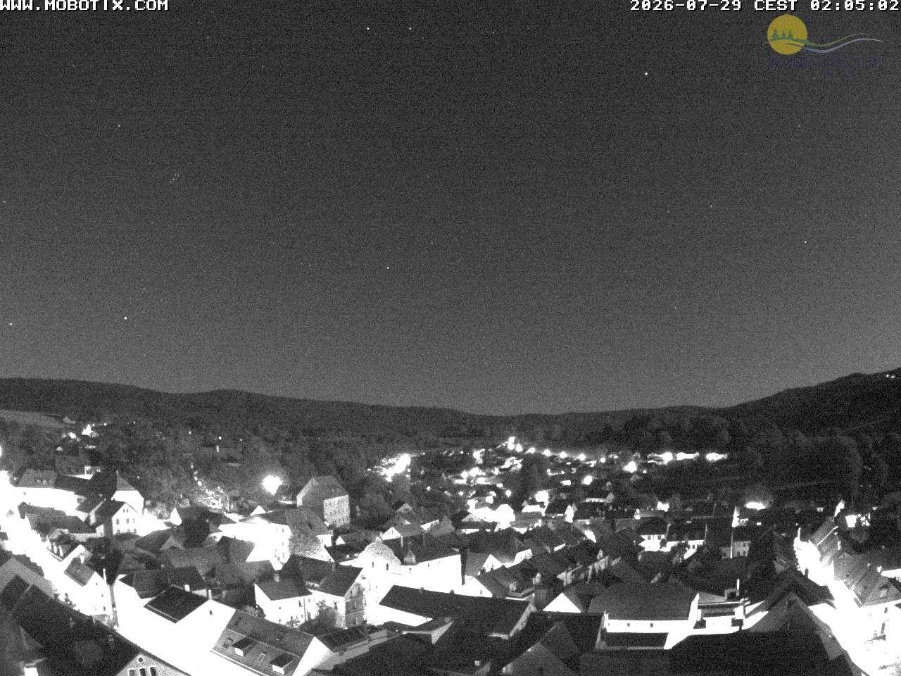 Archiv Foto Webcam Blick vom Waldmünchner Kirchturm
