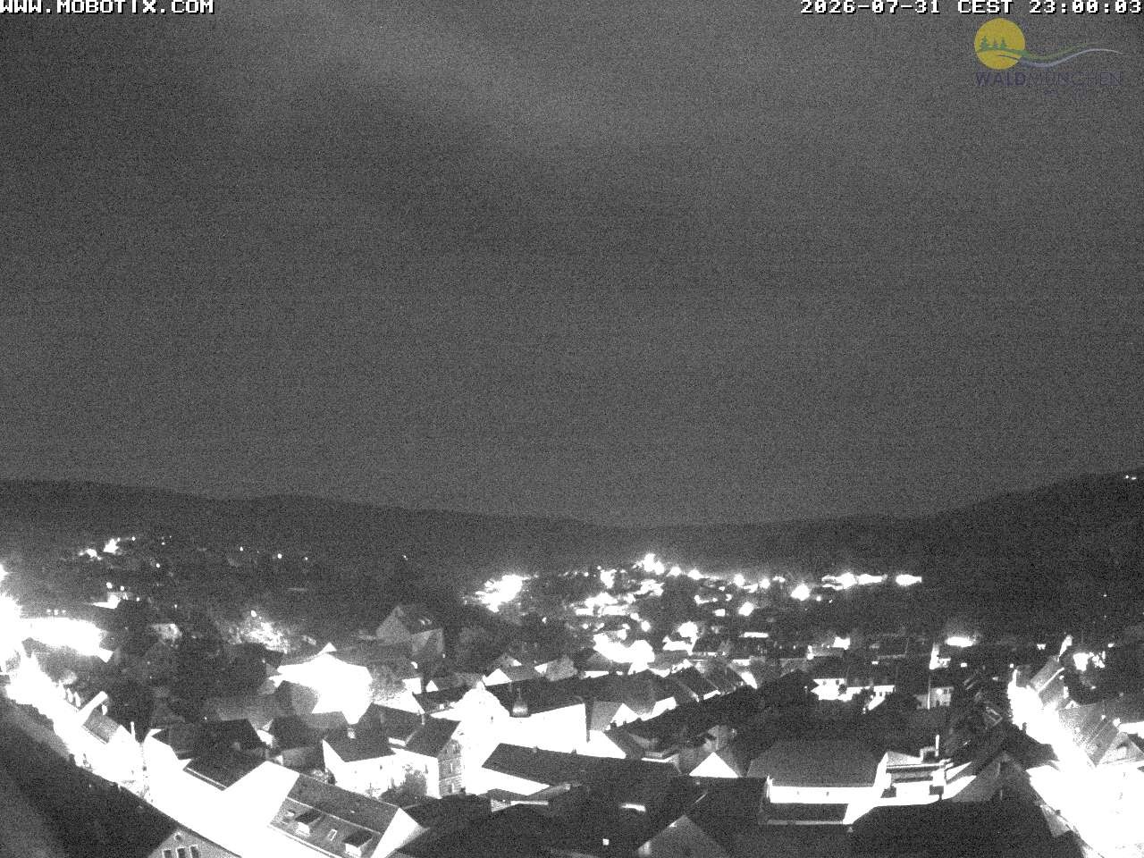 Archiv Foto Webcam Blick vom Waldmünchner Kirchturm