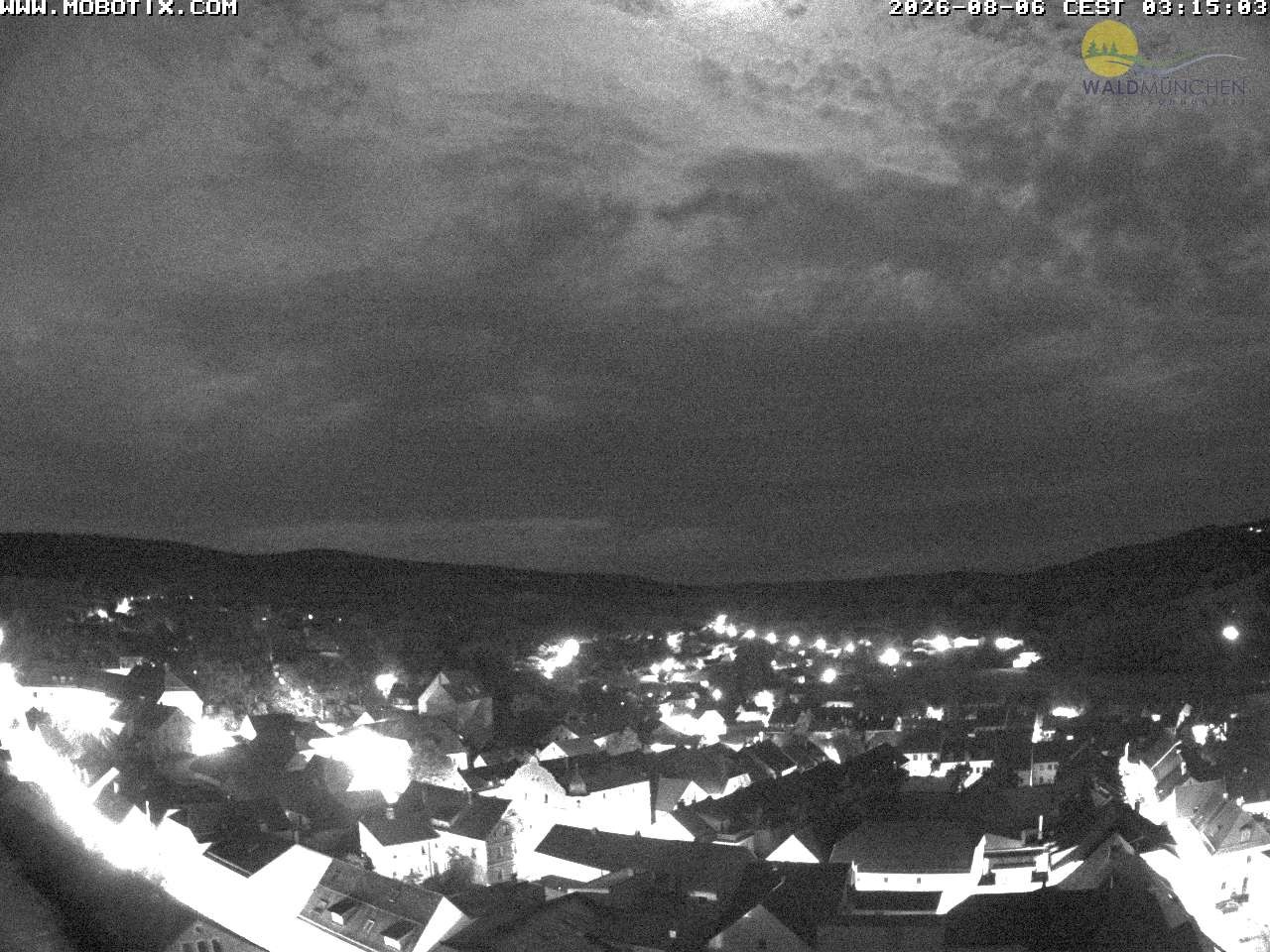 Archiv Foto Webcam Blick vom Waldmünchner Kirchturm