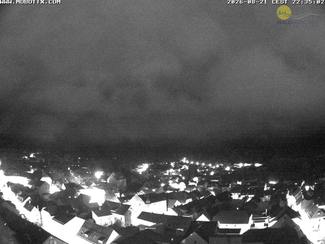 Archiv Foto Webcam Blick vom Waldmünchner Kirchturm