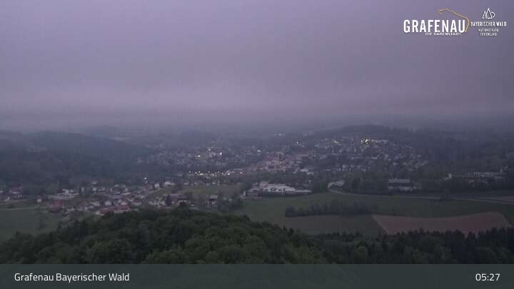 Archiv Foto Webcam Grafenau - Blick über die Stadt