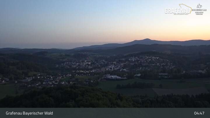 Archiv Foto Webcam Grafenau - Blick über die Stadt