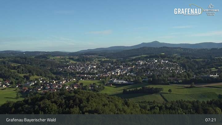 Archiv Foto Webcam Grafenau - Blick über die Stadt