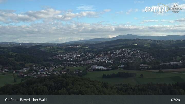 Archiv Foto Webcam Grafenau - Blick über die Stadt