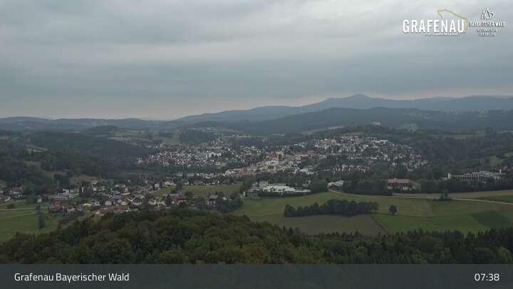 Archiv Foto Webcam Grafenau - Blick über die Stadt