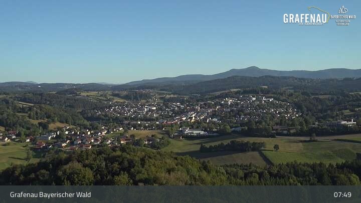 Archiv Foto Webcam Grafenau - Blick über die Stadt
