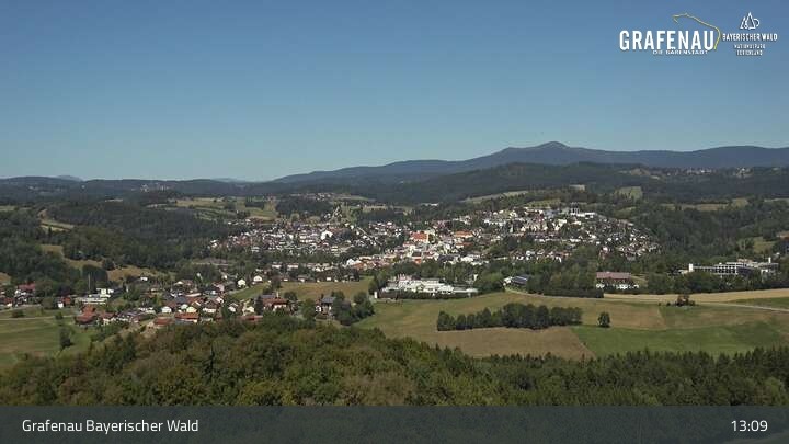 Archiv Foto Webcam Grafenau - Blick über die Stadt