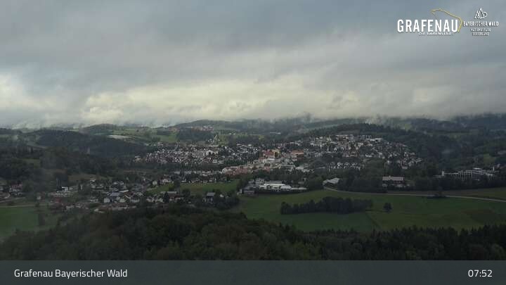 Archiv Foto Webcam Grafenau - Blick über die Stadt