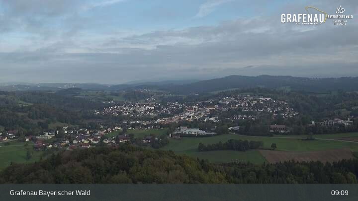 Archiv Foto Webcam Grafenau - Blick über die Stadt