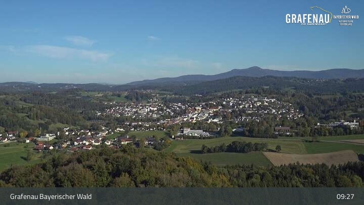 Archiv Foto Webcam Grafenau - Blick über die Stadt