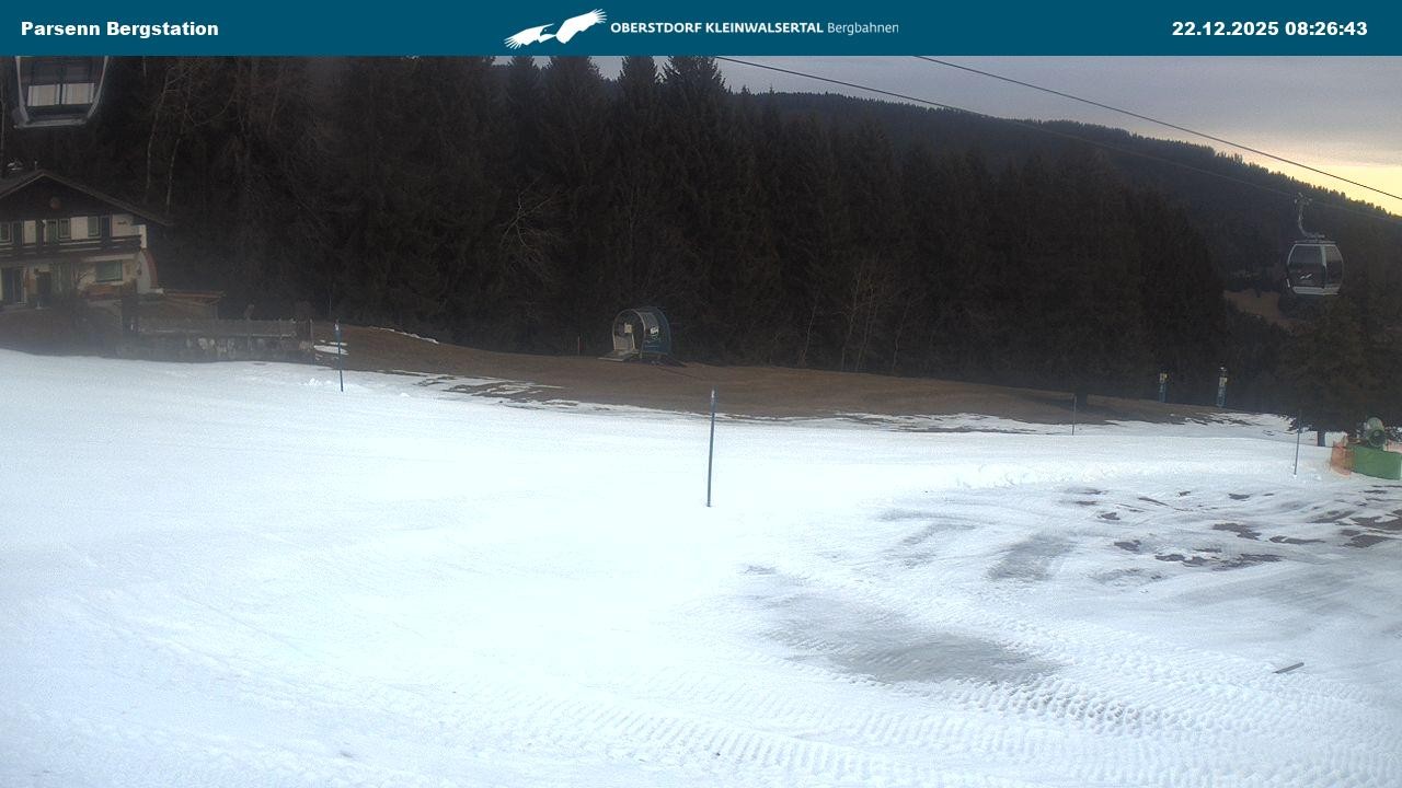 Archiv Foto Webcam Berstation Parsennbahn