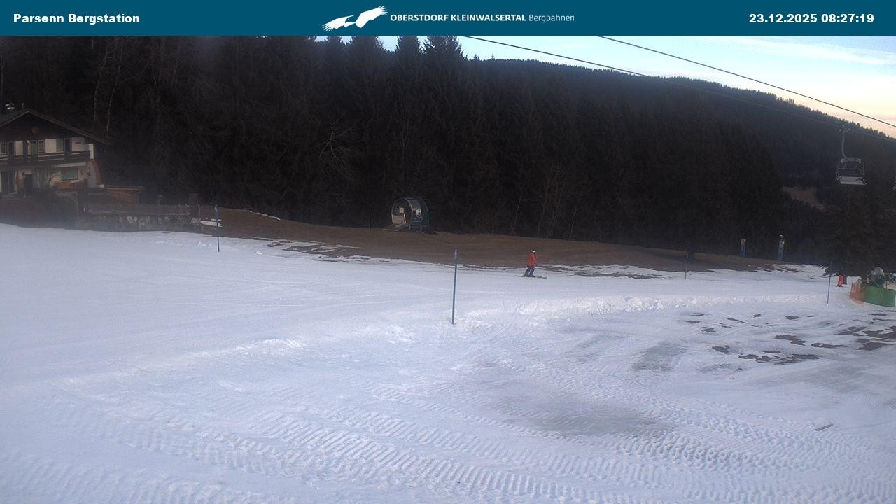 Archiv Foto Webcam Berstation Parsennbahn