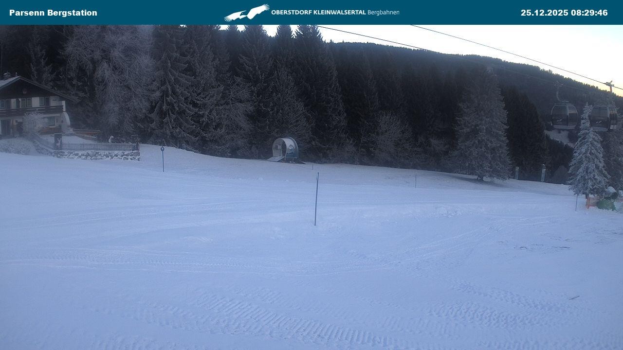 Archiv Foto Webcam Berstation Parsennbahn