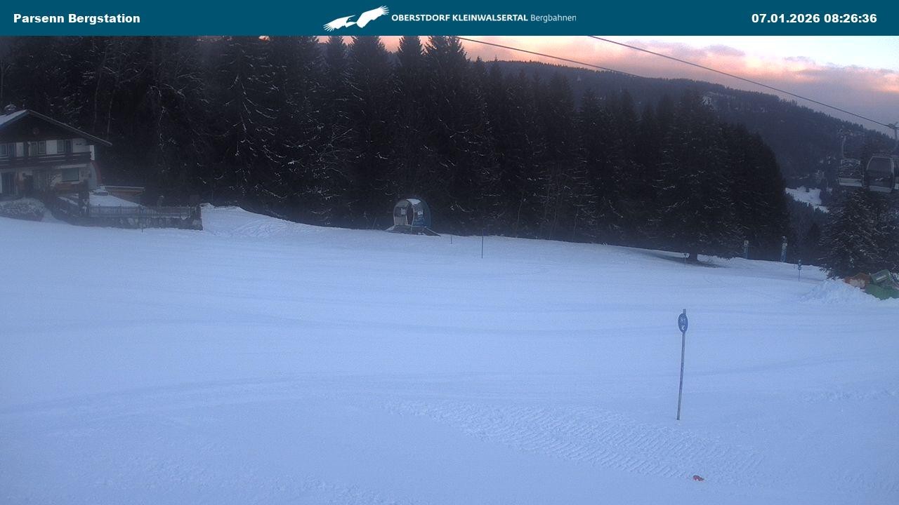 Archiv Foto Webcam Berstation Parsennbahn