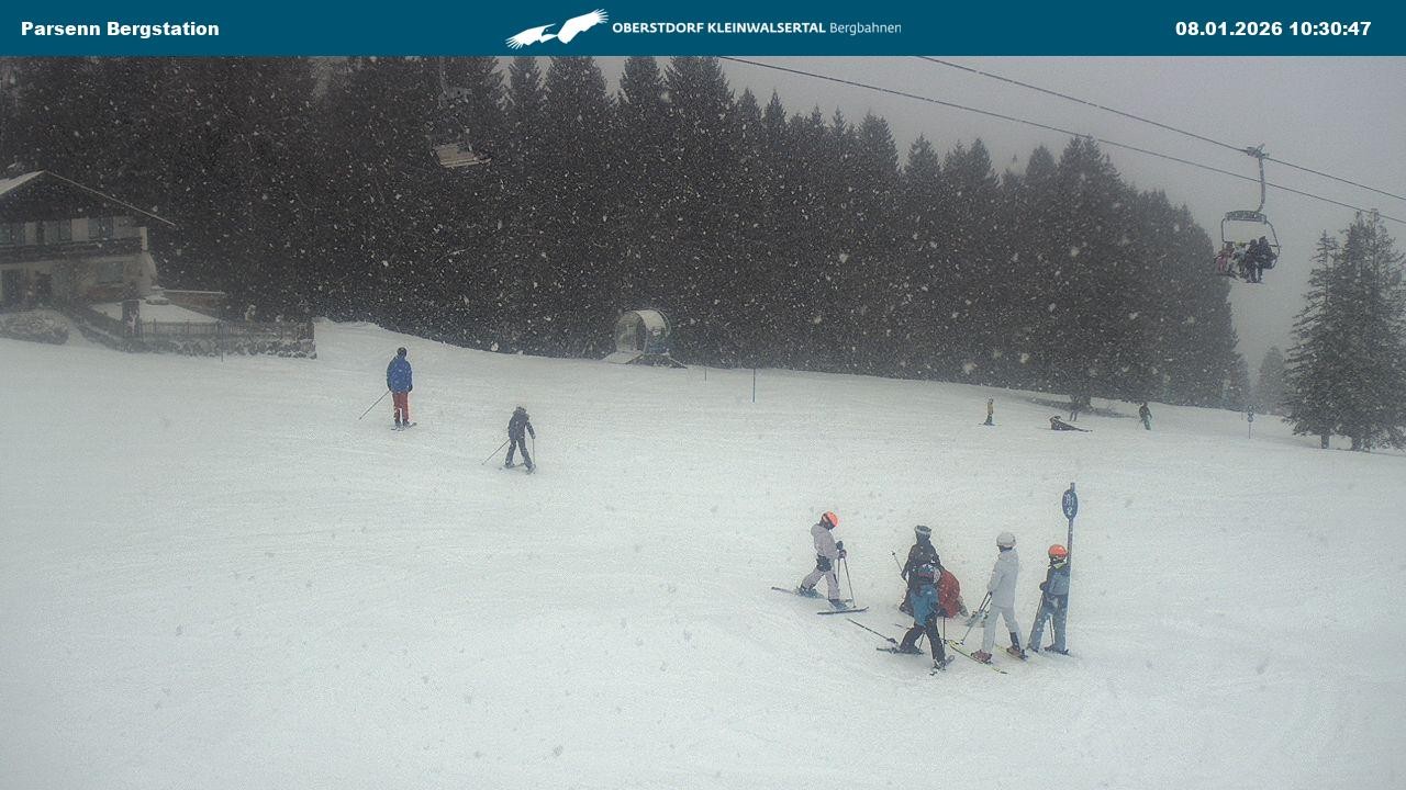 Archiv Foto Webcam Berstation Parsennbahn