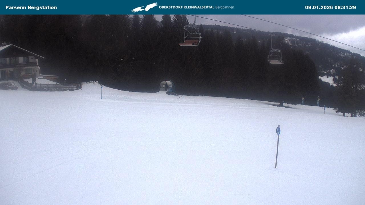 Archiv Foto Webcam Berstation Parsennbahn