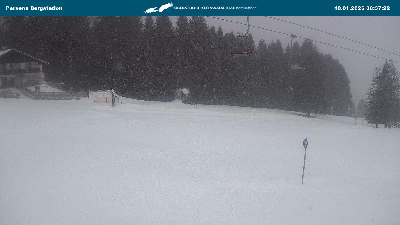 Archiv Foto Webcam Berstation Parsennbahn