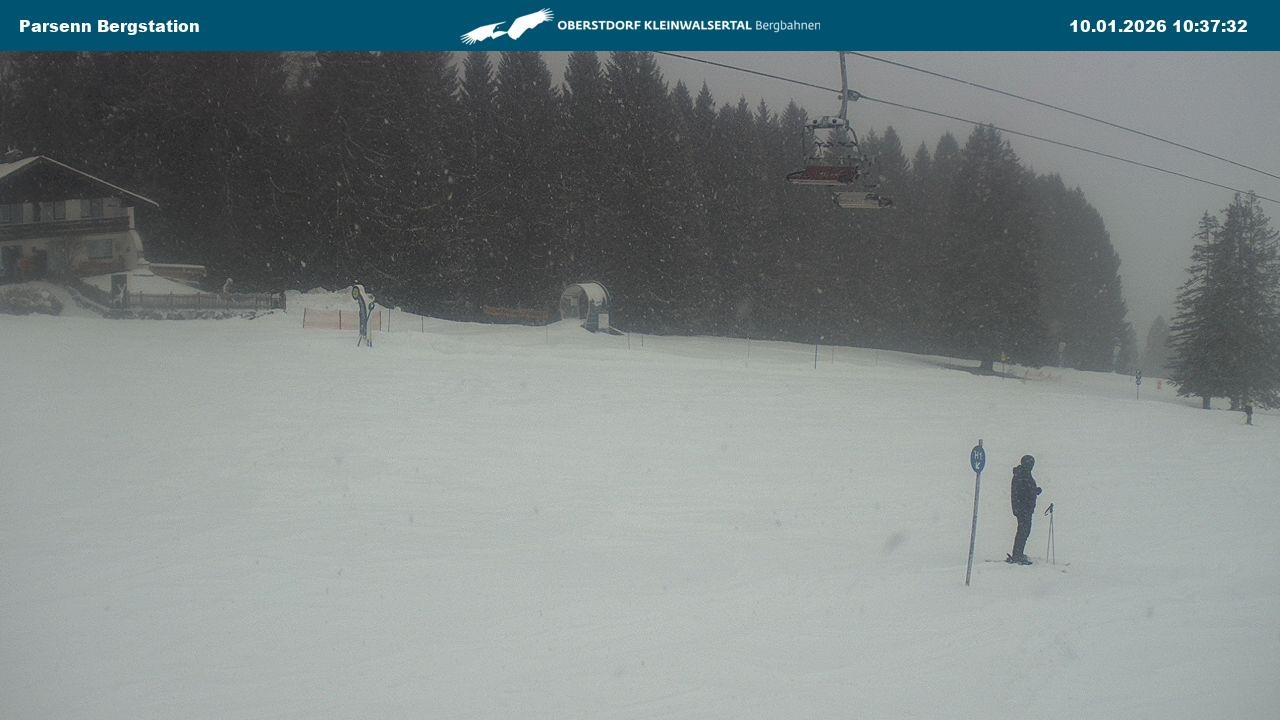 Archiv Foto Webcam Berstation Parsennbahn